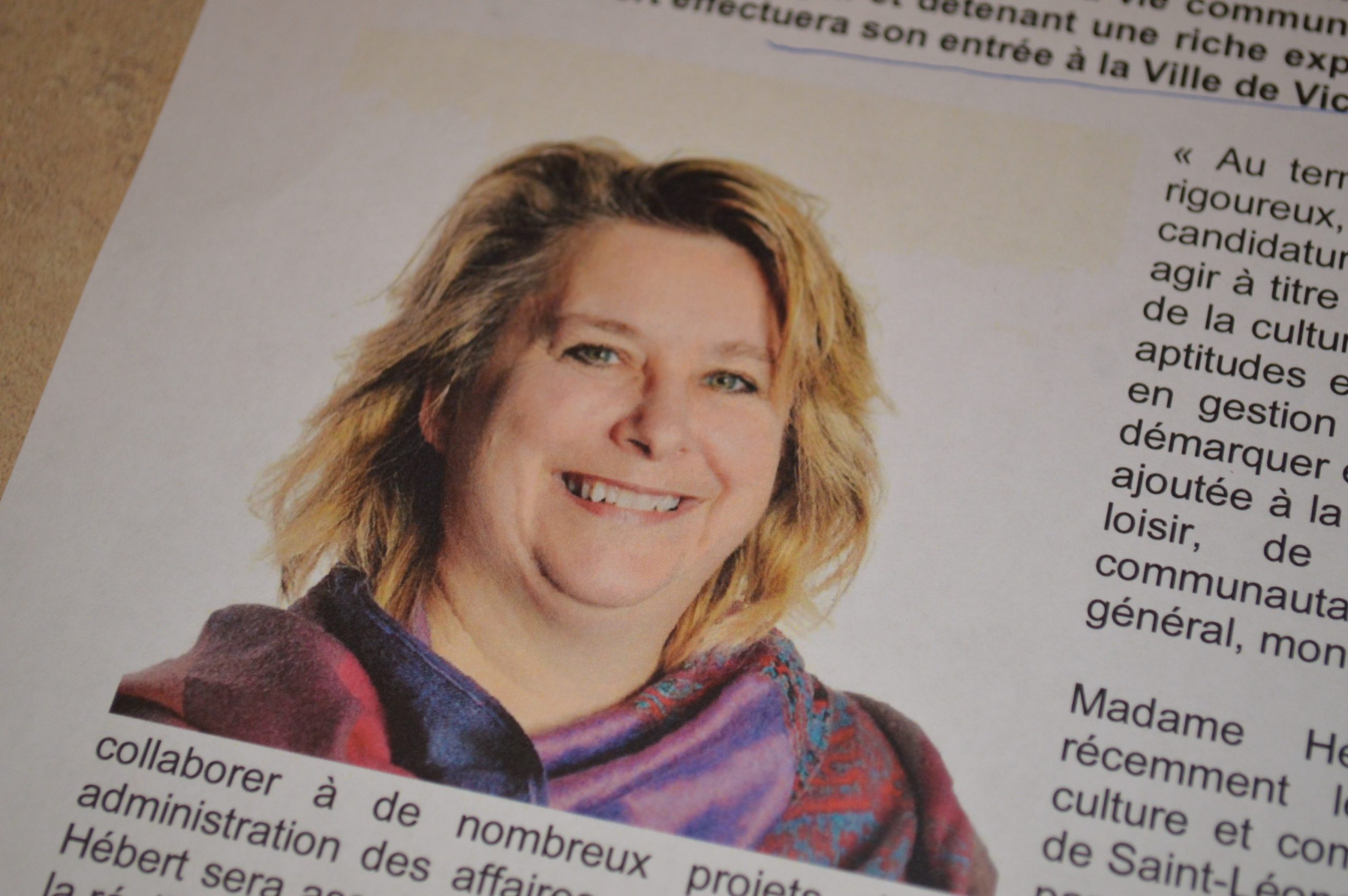 Victoriaville opte pour Nathalie H bert La Nouvelle Union et L