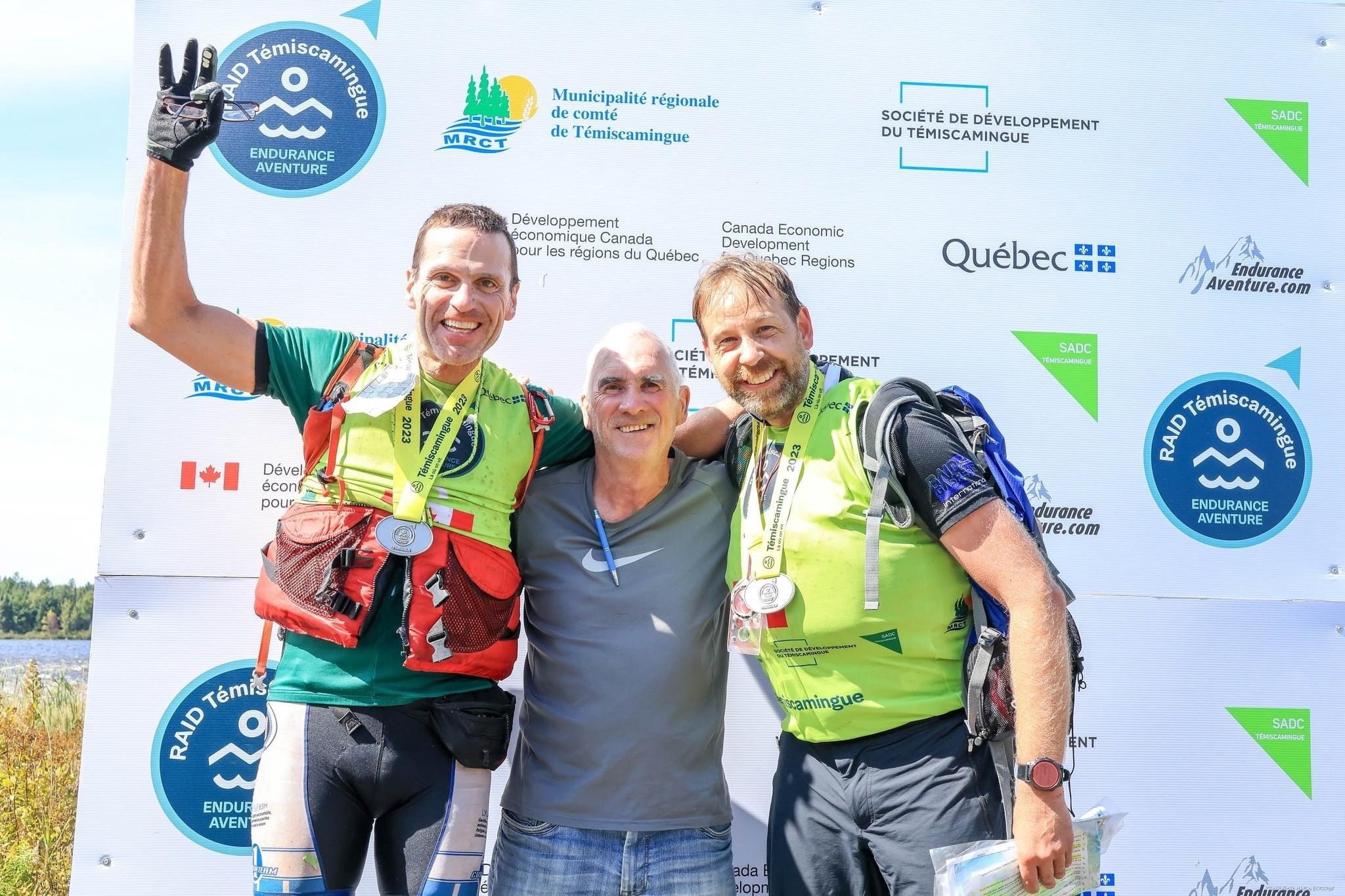 5º lugar para Jocelyn Corbel no Raid Aventure Témiscamingue