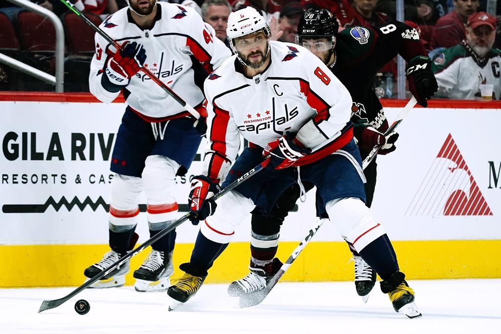 Vitek Vanecek stops 19 shots as Capitals blank Coyotes 2-0